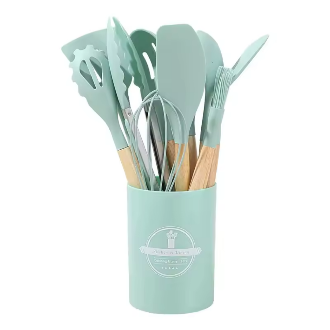 KüchenSet Pro™ – 12-teiliges Silikon-Set für deine Küche