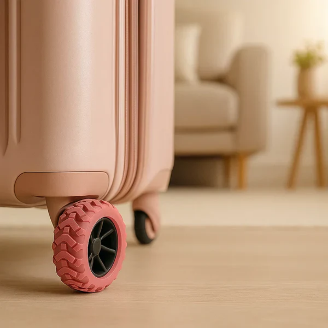 RollSchutz™ - Schütze deine Kofferräder — reise ohne Sorgen!