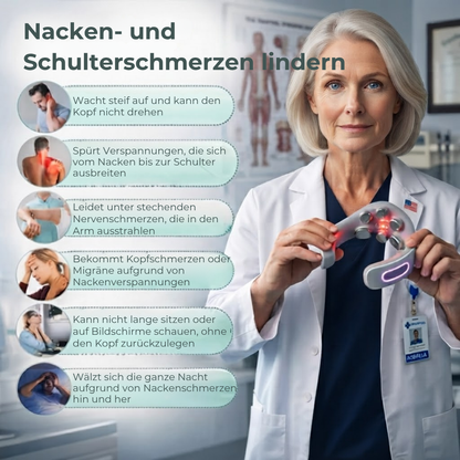 CerviRelief™ - Intelligente Nackenmassage gegen chronische Schmerzen!