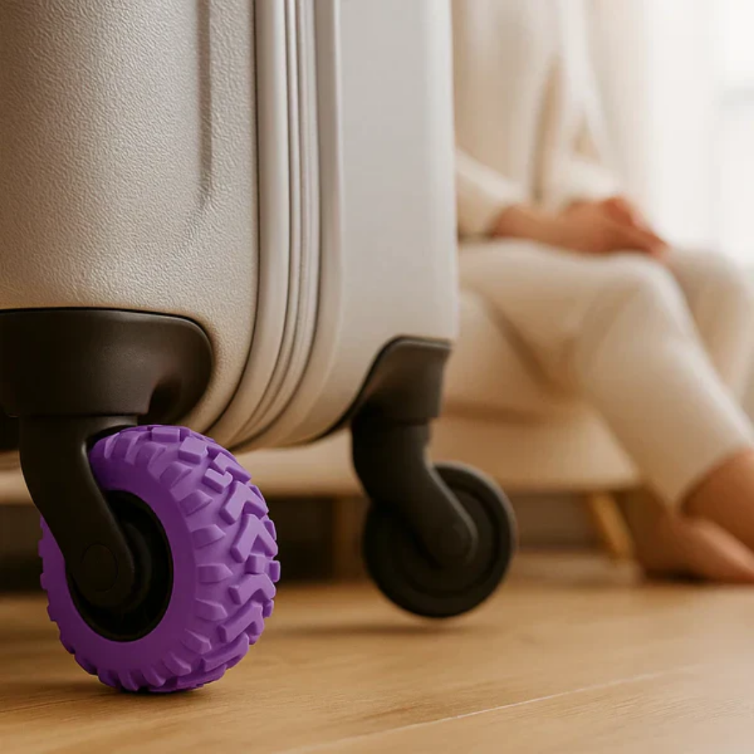 RollSchutz™ - Schütze deine Kofferräder — reise ohne Sorgen!