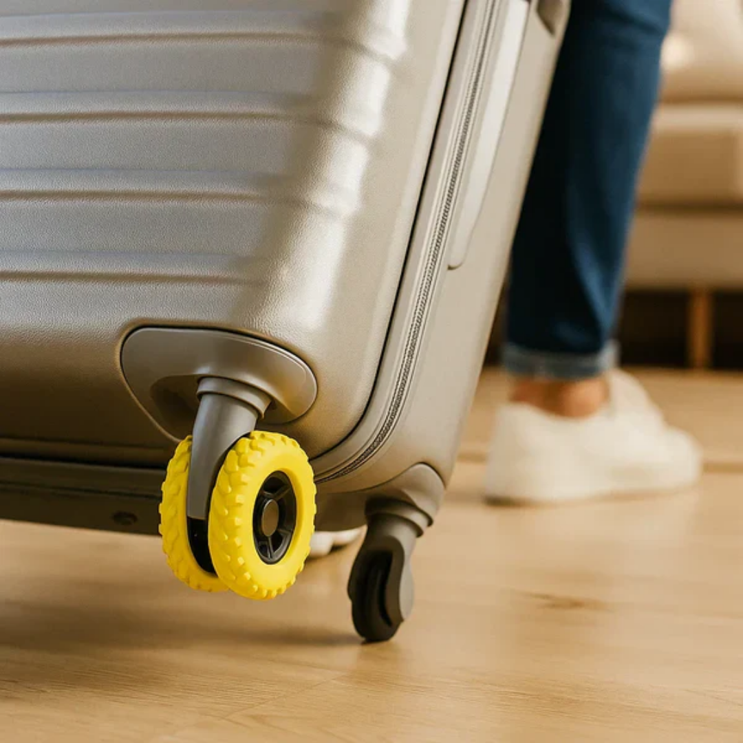 RollSchutz™ - Schütze deine Kofferräder — reise ohne Sorgen!