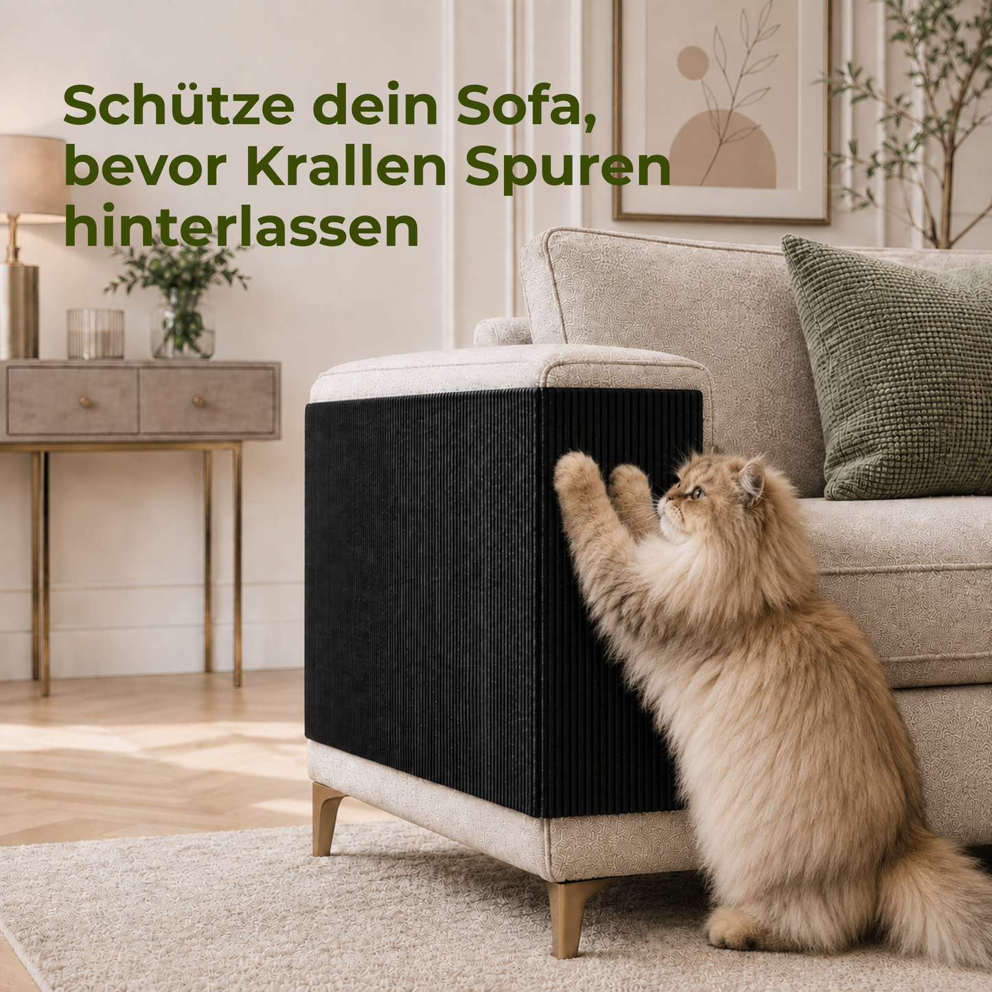 SofaKratz™ - Gib der Katze einen Platz zum Kratzen — und schone dein Sofa!