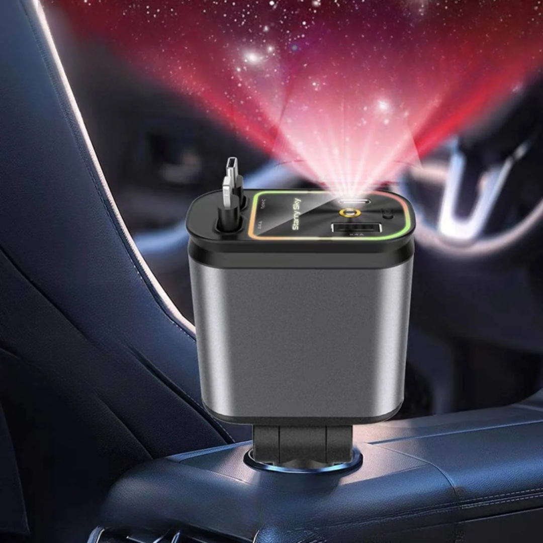 SternLicht™ – 4-in-1 Schnellladegerät mit magischem Sternenhimmel