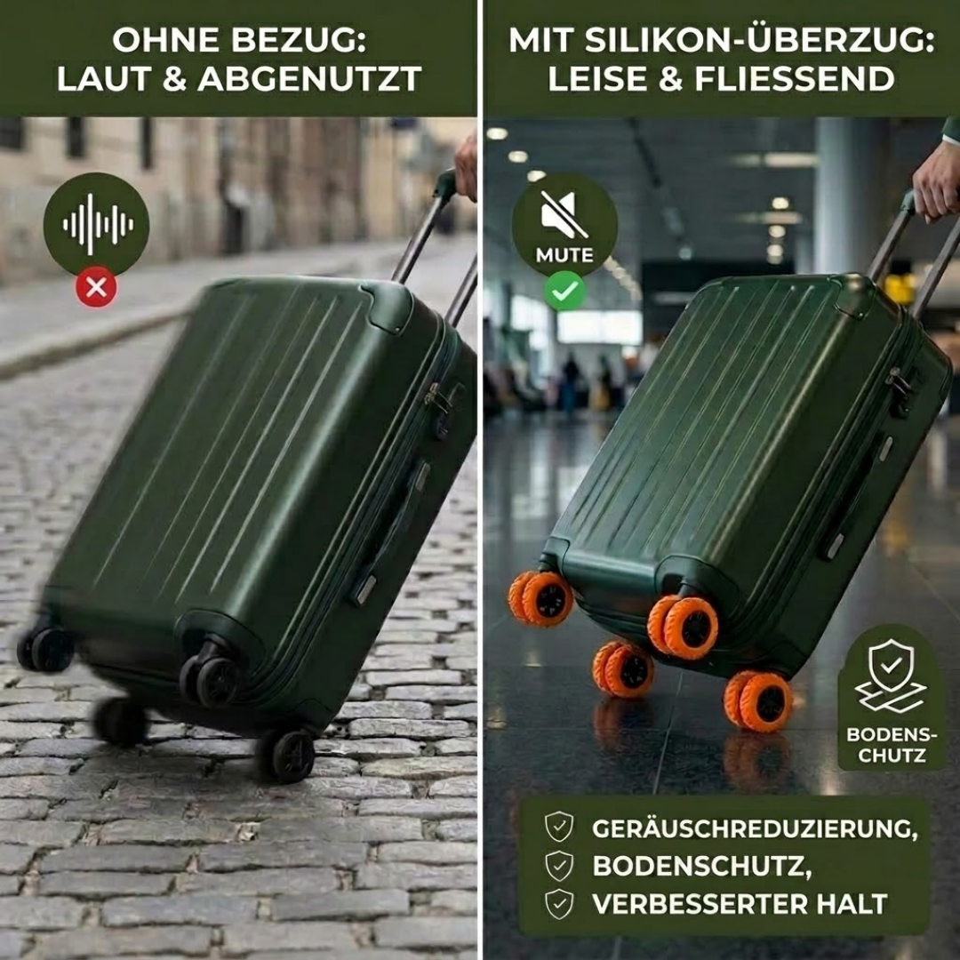 RollSchutz™ - Schütze deine Kofferräder — reise ohne Sorgen!