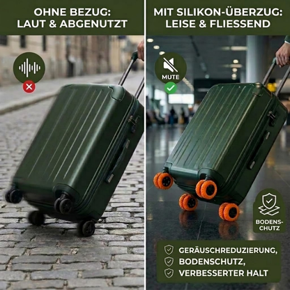RollSchutz™ - Schütze deine Kofferräder — reise ohne Sorgen!