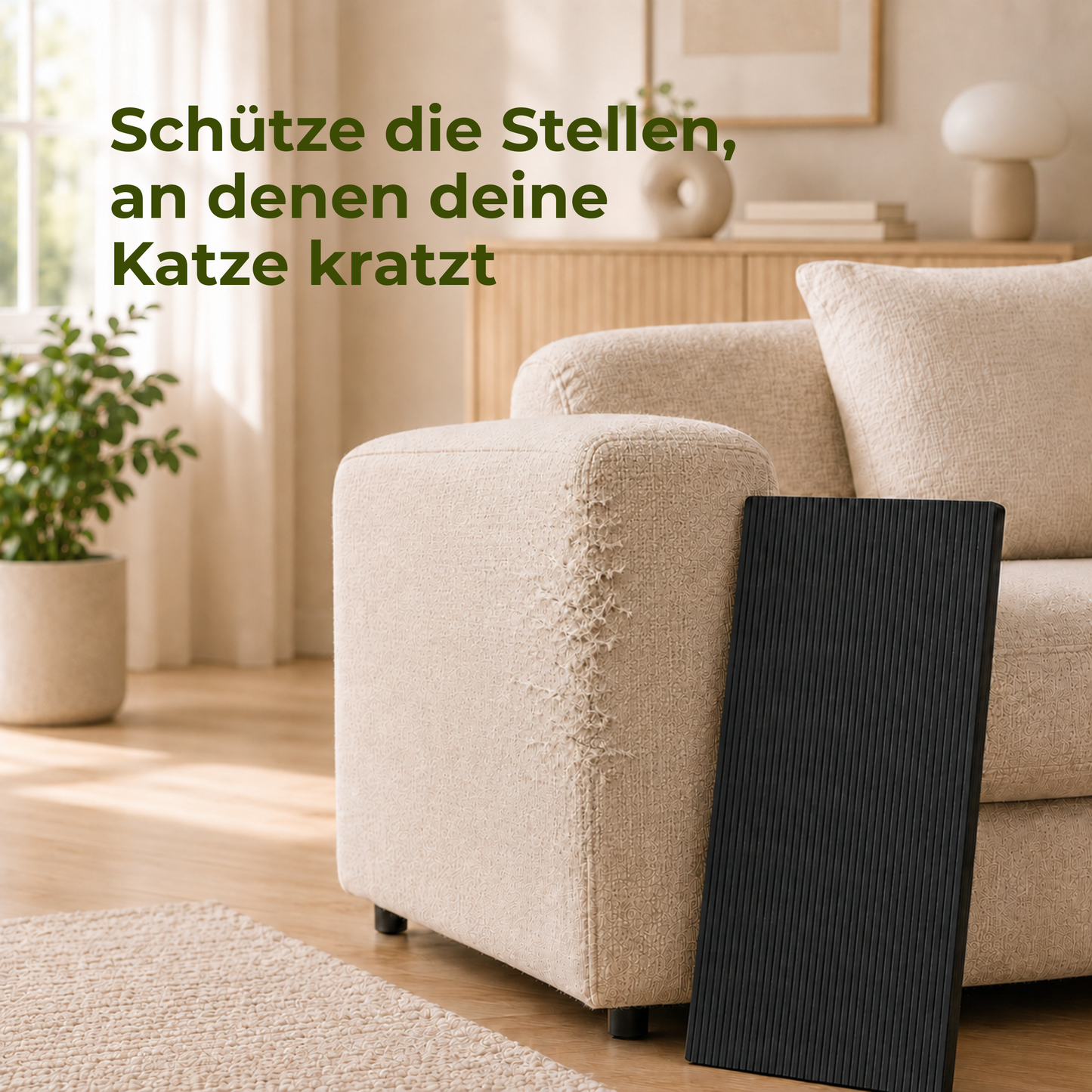 SofaKratz™ - Gib der Katze einen Platz zum Kratzen — und schone dein Sofa!