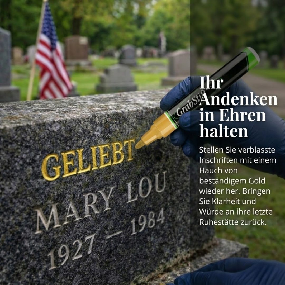 GrabStift™ - Schreibe dein Andenken in Gold — für immer!