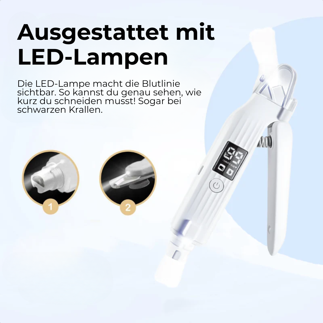 PfotenKlip™ – Sicheres Krallenschneiden mit LED-Licht