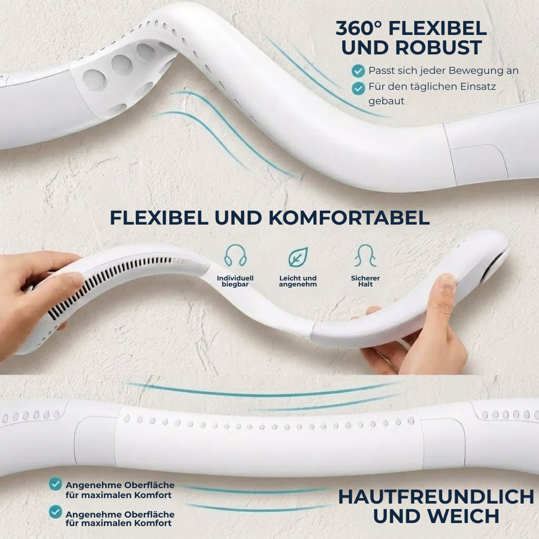 FreshNacken™ - Aufladbarer Nackenfan für direkte Kühlung!