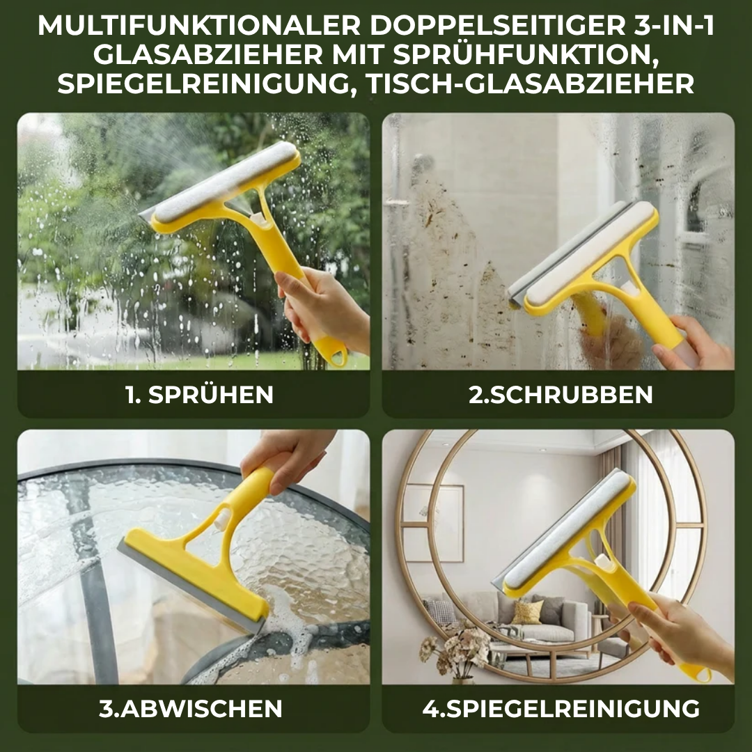 GlasKlar™ – Effektive 3-in-1 Reinigung für streifenfreie Fenster
