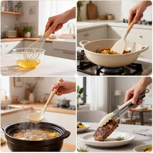 KüchenSet Pro™ – 12-teiliges Silikon-Set für deine Küche