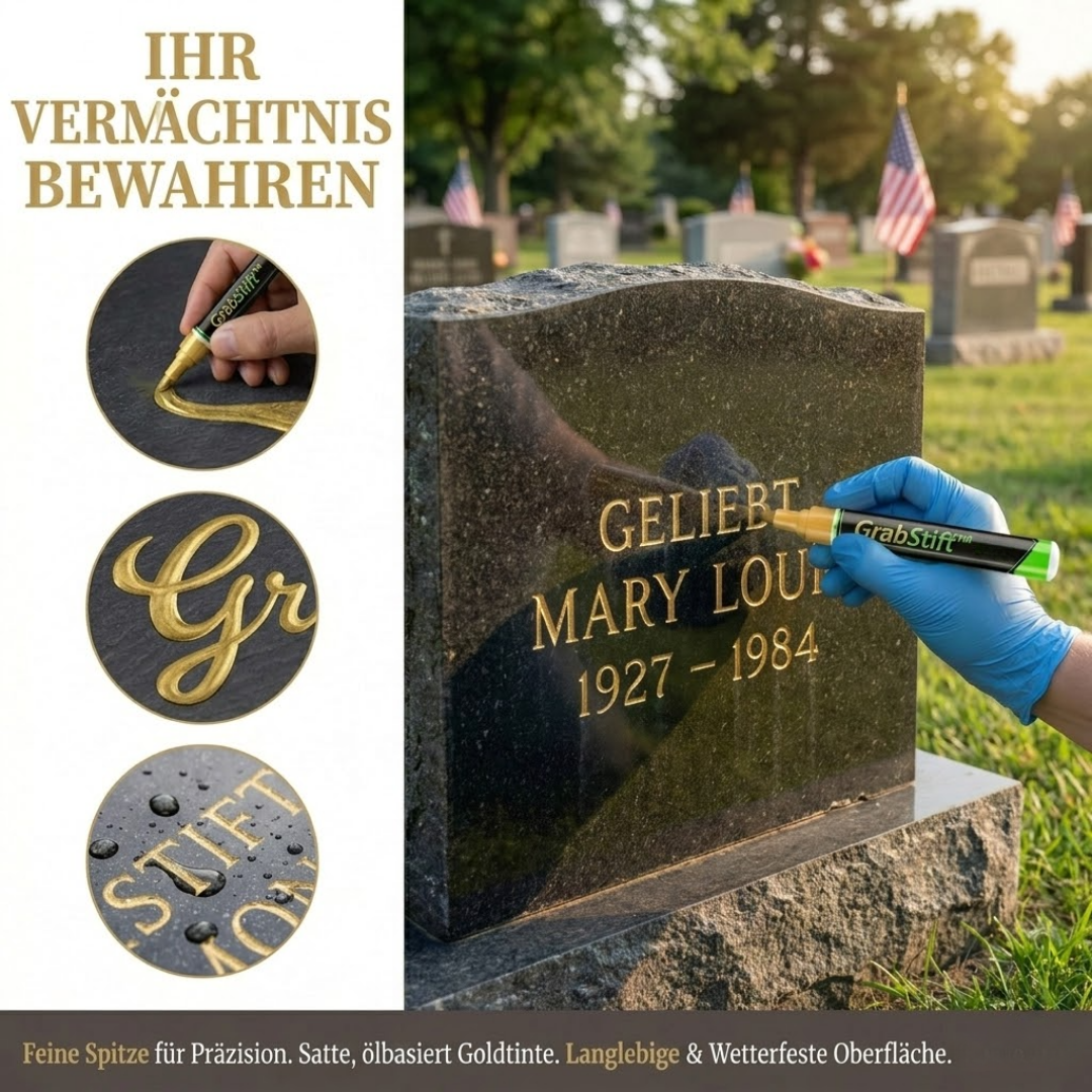 GrabStift™ - Schreibe dein Andenken in Gold — für immer!
