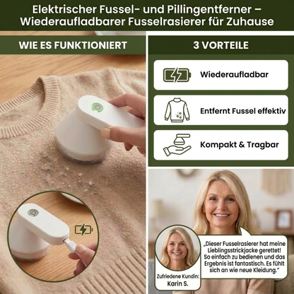 FusselWeg™ - Fussel weg in Sekunden — Kleidung wie neu!