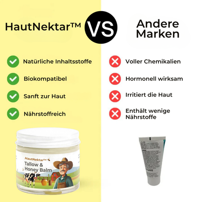 HautNektar™ – Natürliche Pflege mit Talg und Honig