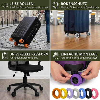 RollSchutz™ - Schütze deine Kofferräder — reise ohne Sorgen!
