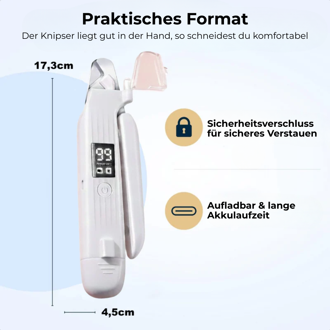PfotenKlip™ – Sicheres Krallenschneiden mit LED-Licht