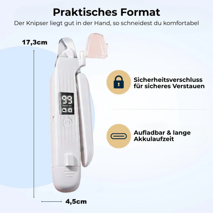 PfotenKlip™ – Sicheres Krallenschneiden mit LED-Licht