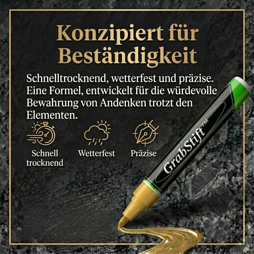 GrabStift™ - Schreibe dein Andenken in Gold — für immer!