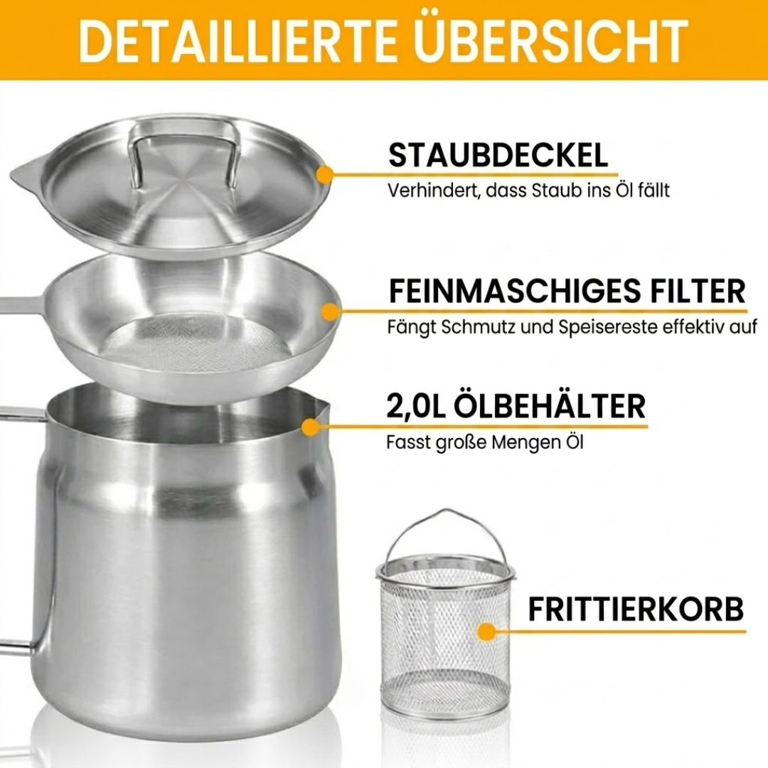 FrySmart™ - Knusprig frittieren mit deutlich weniger Öl!