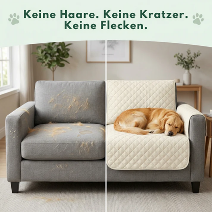 PfoteSofa™ - Schütze dein Sofa vor Haustieren — wasserdicht & rutschfest!