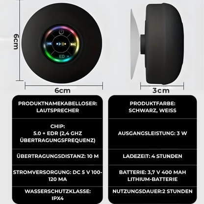 DuschBeat™ – Wasserdichte Musik für dein Badezimmer