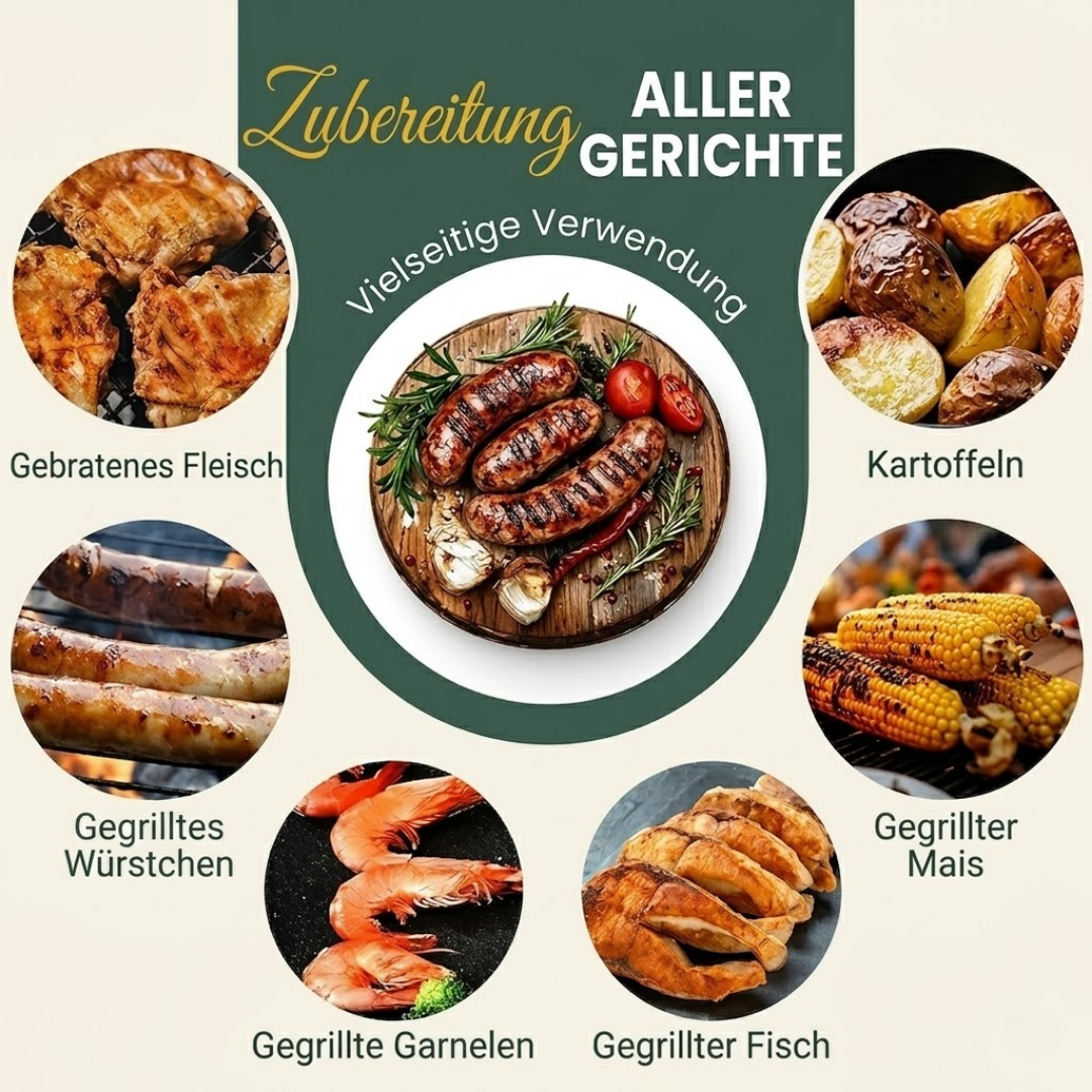 WurstMeister™ - Werde zum Grillmeister mit dem witzigsten Zubehör!