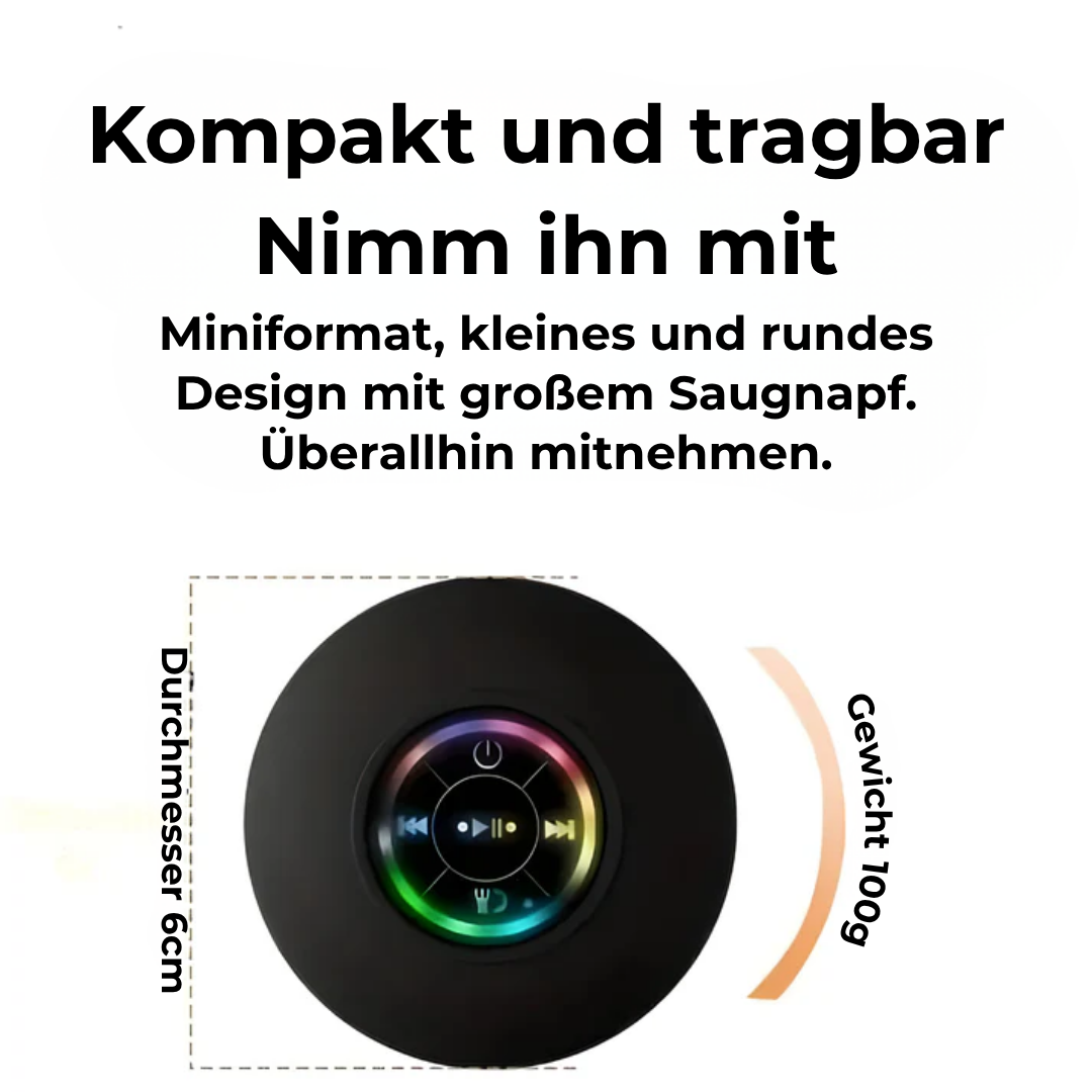 DuschBeat™ – Wasserdichte Musik für dein Badezimmer