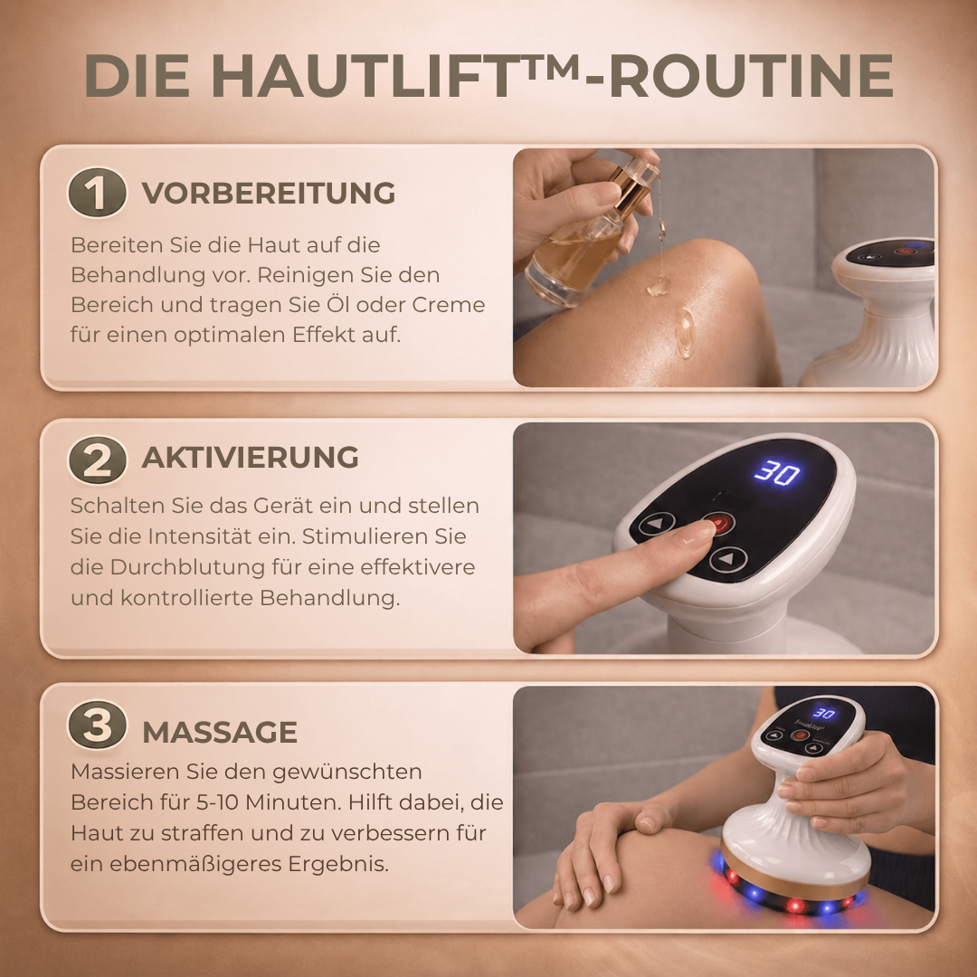 HautLift™ - Straffe und forme deine Haut mit Vakuummassage!