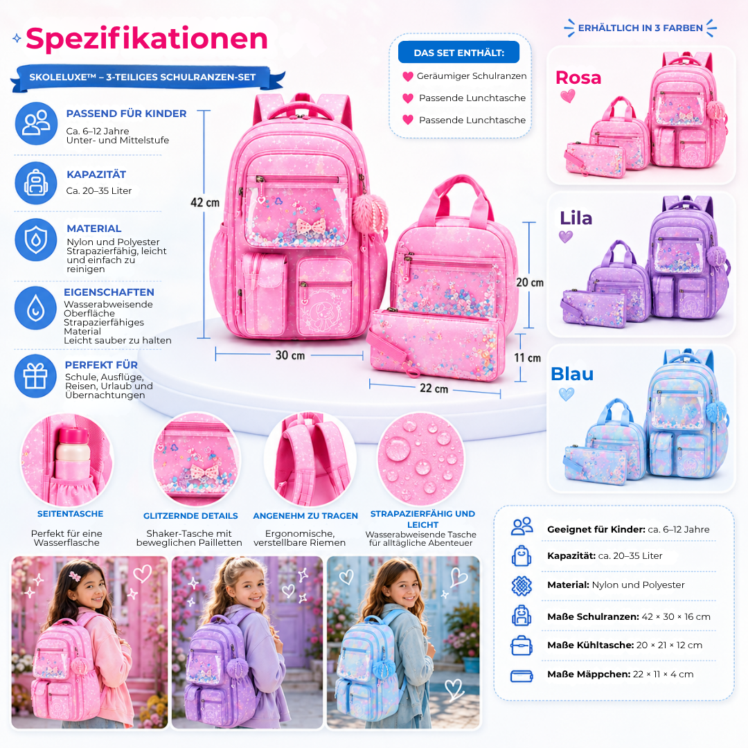 SchulGlitz™ - Mit dem schönsten Set in der Klasse auffallen!