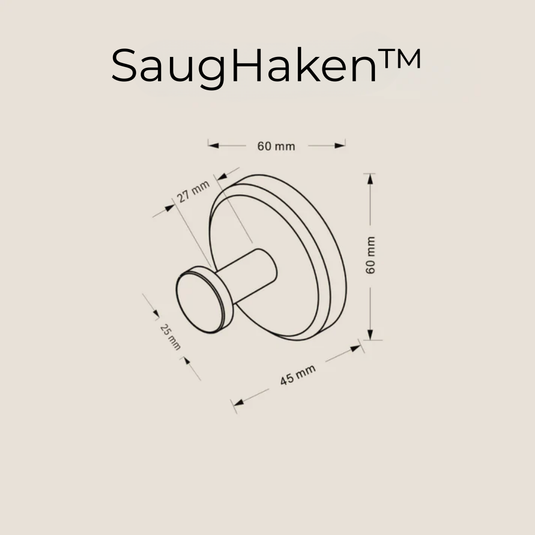SaugHaken™ – Einfach anzubringen in jedem Raum deines Zuhauses