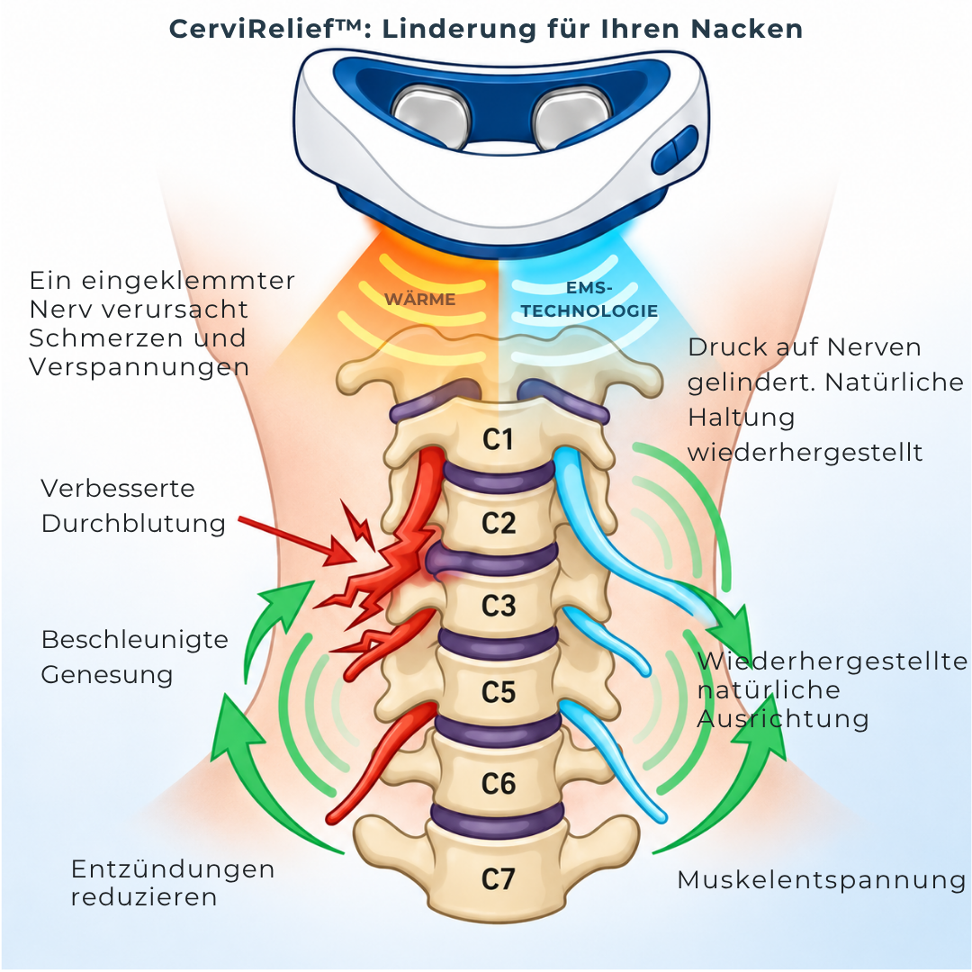CerviRelief™ - Intelligente Nackenmassage gegen chronische Schmerzen!