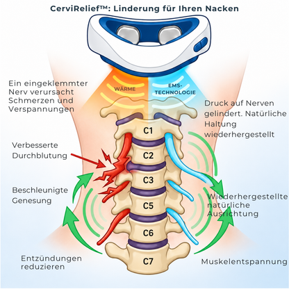 CerviRelief™ - Intelligente Nackenmassage gegen chronische Schmerzen!