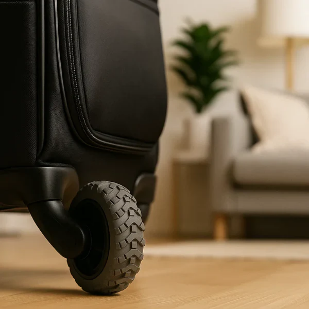 RollSchutz™ - Schütze deine Kofferräder — reise ohne Sorgen!