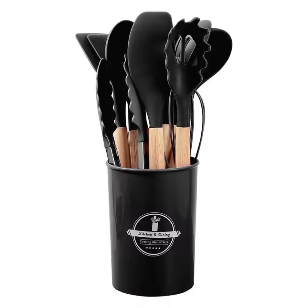 KüchenSet Pro™ – 12-teiliges Silikon-Set für deine Küche