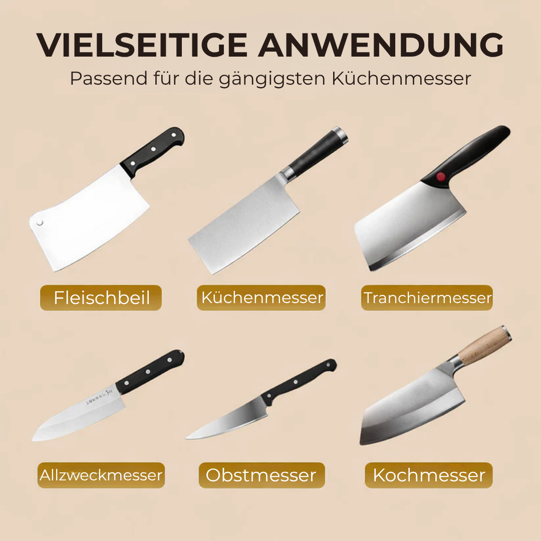 KlingenPro™ – Elektrischer Messerschärfer für perfekte Schärfe