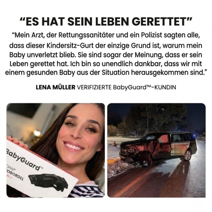 BabyGuard™ - Schütze dich und dein Baby sicher im Auto!